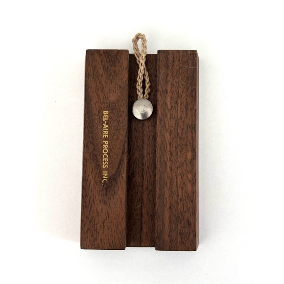 Miniature Tole Wooden Wall Plaque Painted Mushrooms and Butterfly - Picture 4 of 6